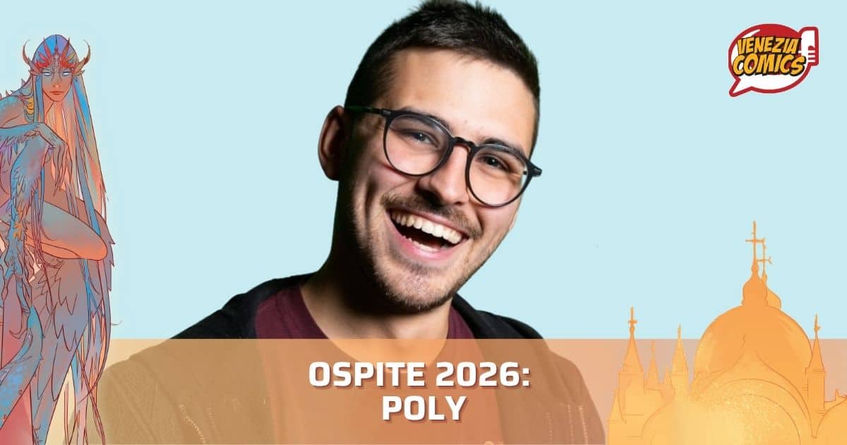 streamer poly al venezia comics 2026
